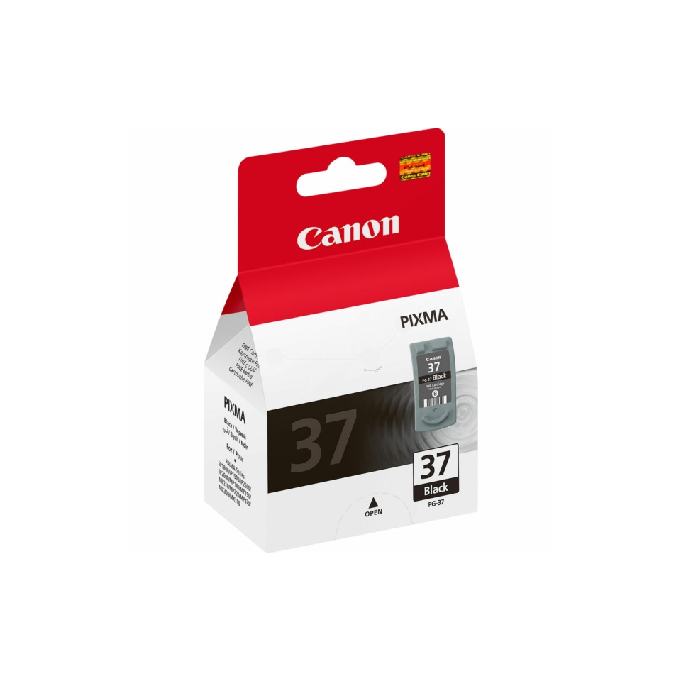 Tintenpatrone, PG-37, Canon, Schwarz, Kompakt-Verpackung