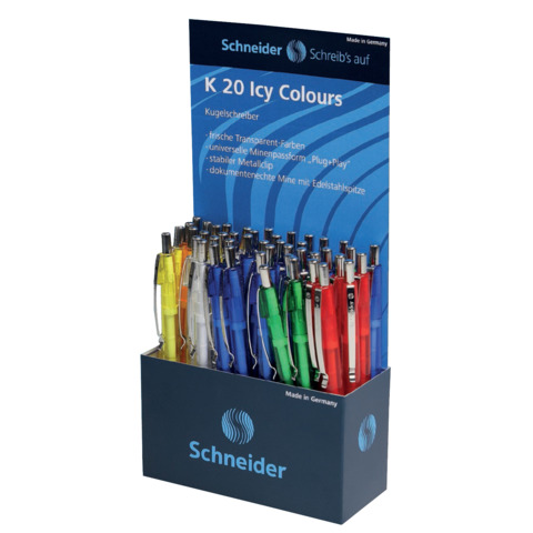 Kugelschreiber Icy Colours, im Display sortiert SCHNEIDER 2793