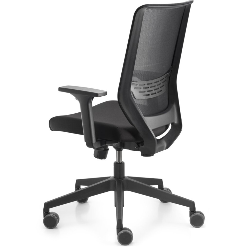 Bürostuhl, Mesh-Rücken, verstellbar, rollenstuhl, schwarz