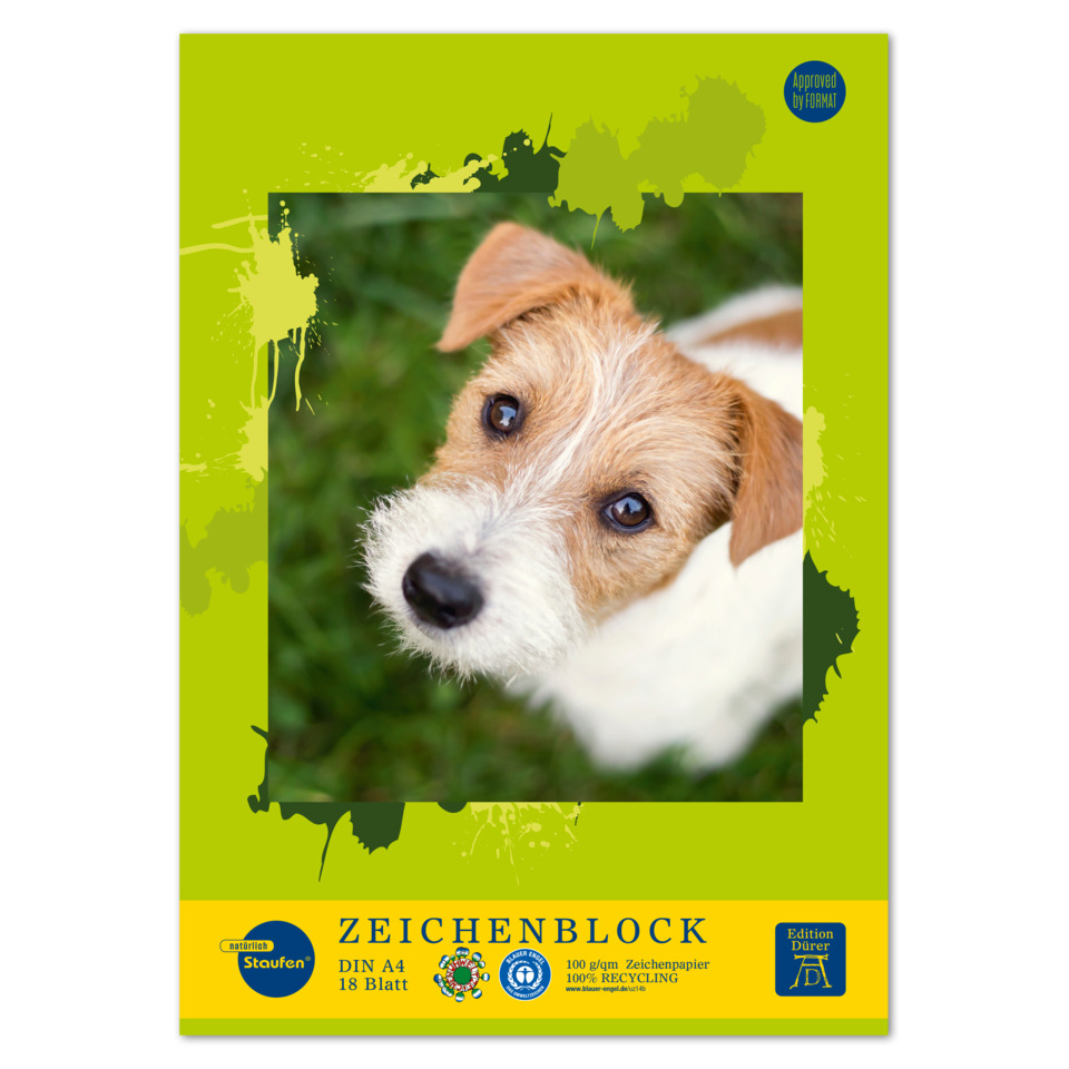 Hund, Tier, grüner Rahmen, Rahmen, Foto Papiers