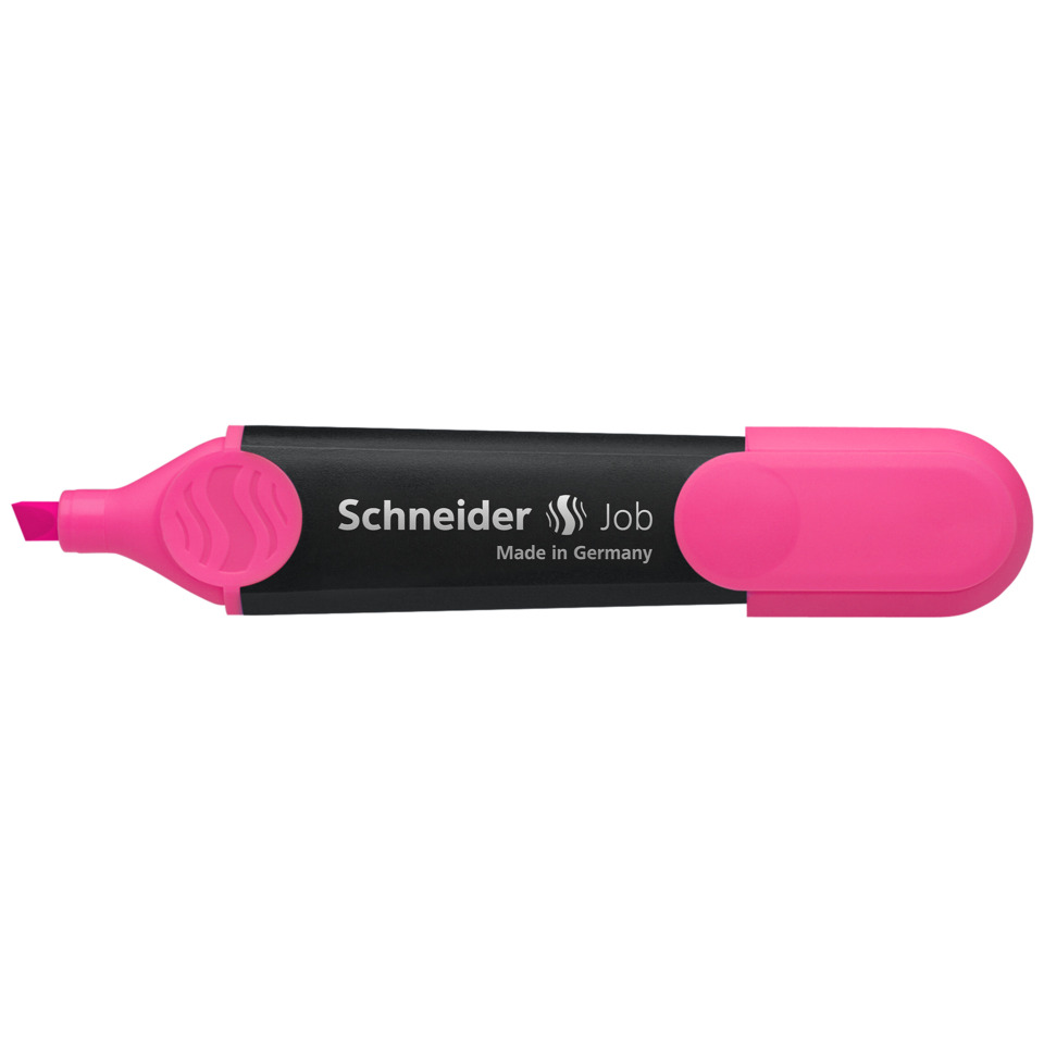 Highlighter, Pink, Marker, Chisel tip, Schneider