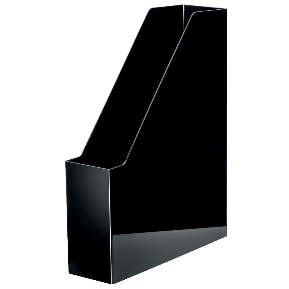 broschürehalter, magazinhalter, dokumentenordner, schwarz, geneigter