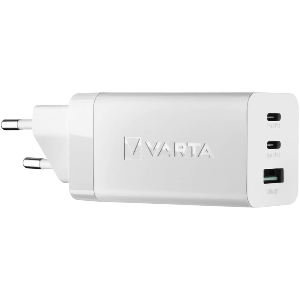 Ladegerät, USB-C, USB-A, 2-Port, Varta
