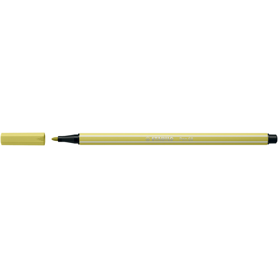Marker, Hochlighter, Gelb, zweiseitig, Kappe
