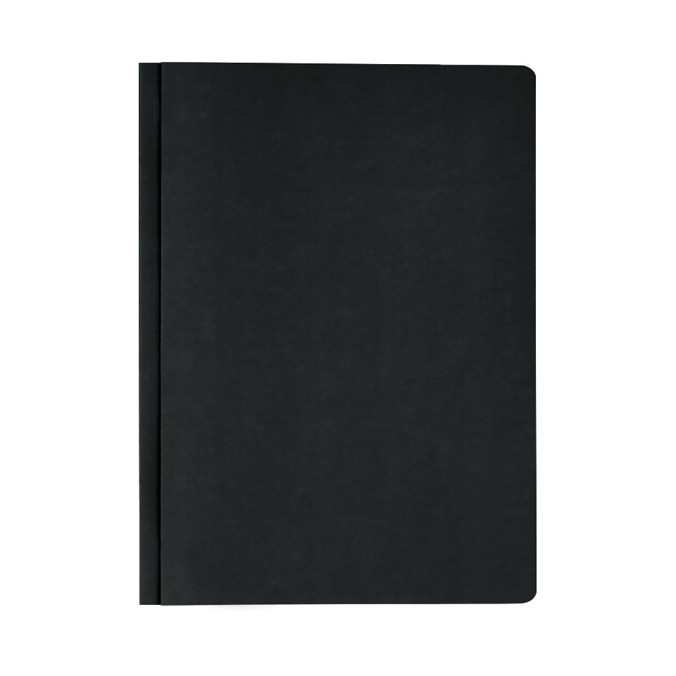 Notizblock, Notizbuch, Schwarz, Schwarz, Kunstleder