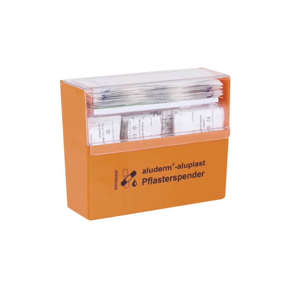 Pflasterspender, Pflasterspender-Box, Verbandkasten, Kasten, Spender-Box