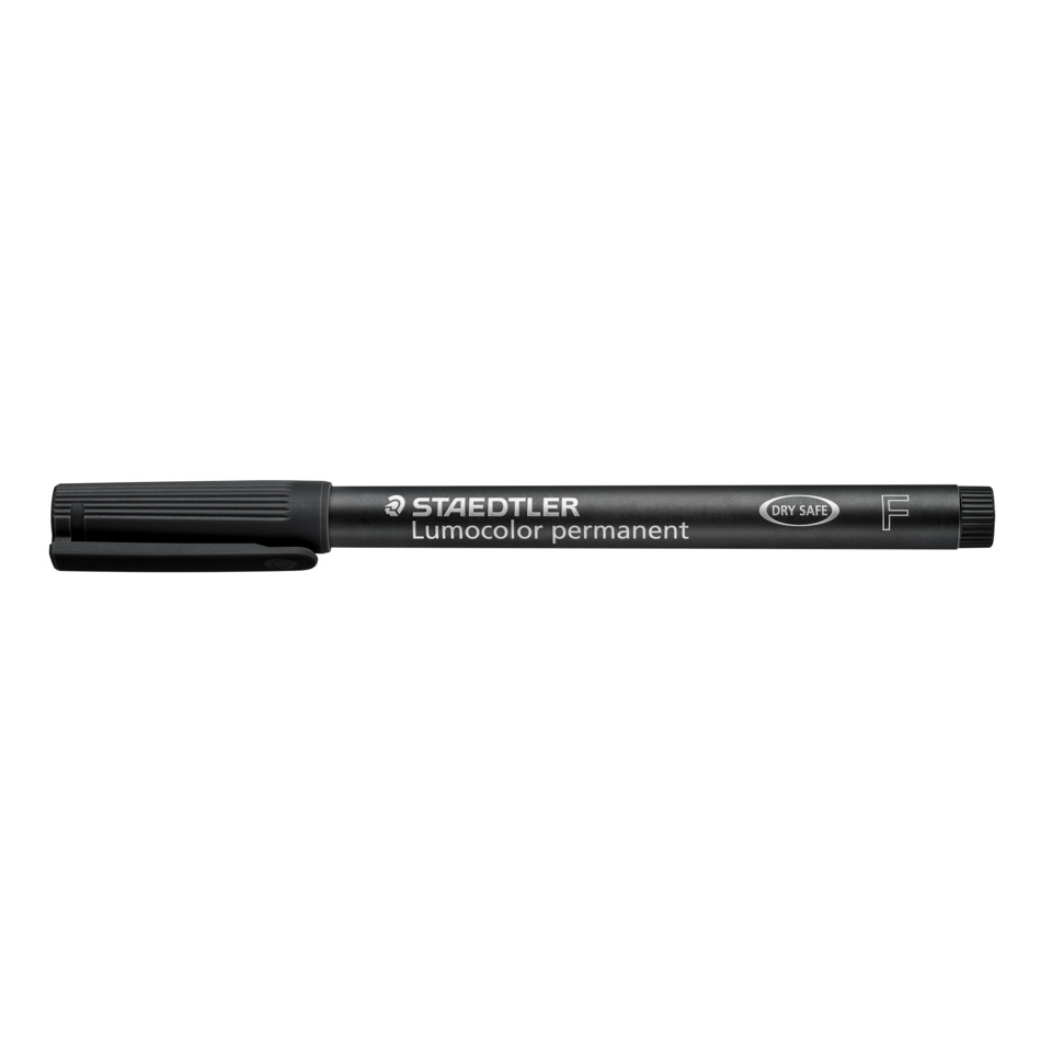 Lumocolor permanent, Permanent marker, Fine tip, Black, Marker pen