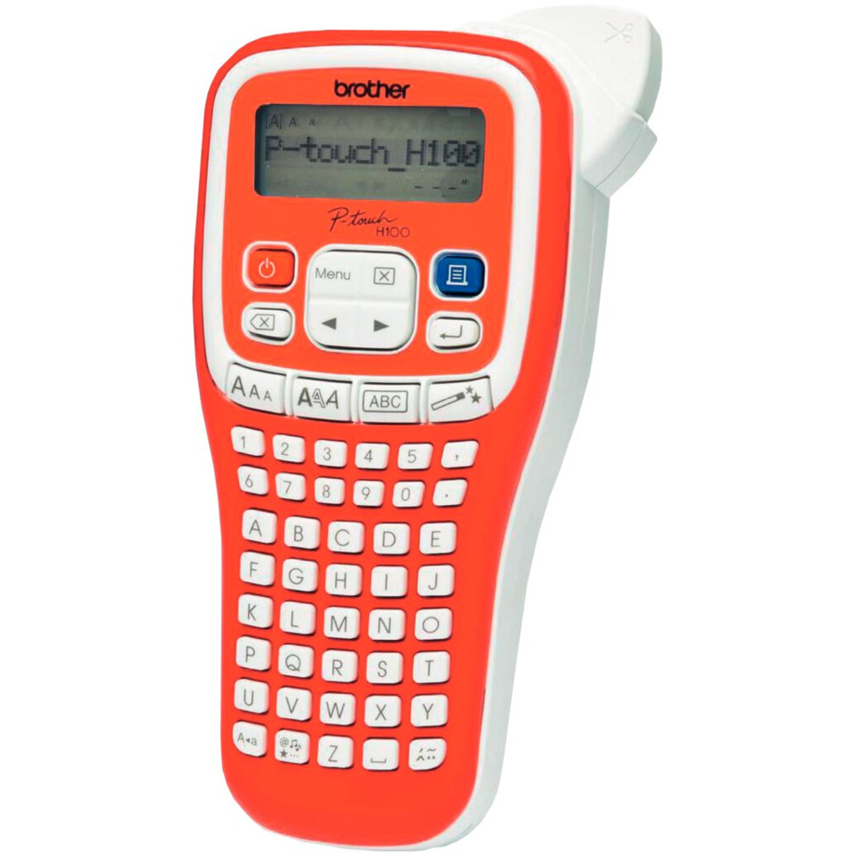 Beschriftungsgerät P-Touch PT-H100R, Druckgeschwindigkeit: 20 mm/Sek., rot BROTHER PTH100R2ZG1