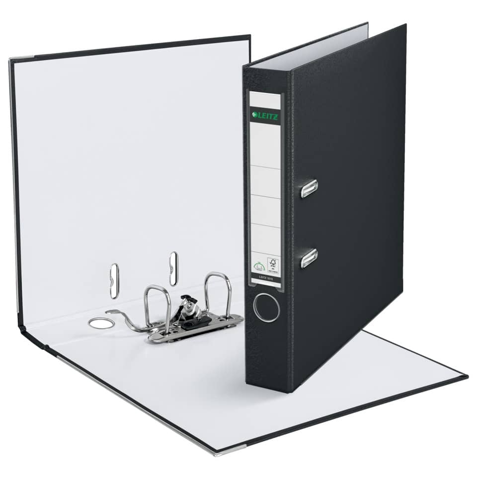 Ordner, Ordner mit Ringmechanik, A4-Ordner, Buchbindesystem, Kopf-Index