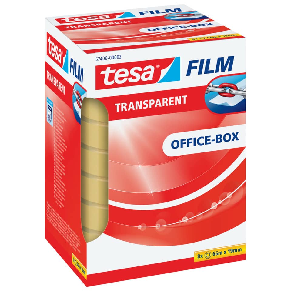 Office-Box, Transparent, Film, A4, 8x66mm x19mm