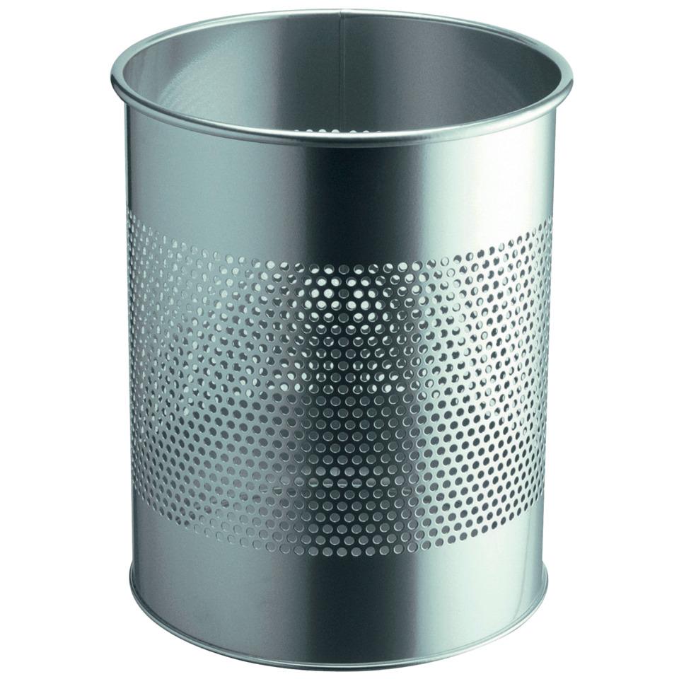 Müllkorb, Perforiert, Metall, Abfalleimer, Küchengerät