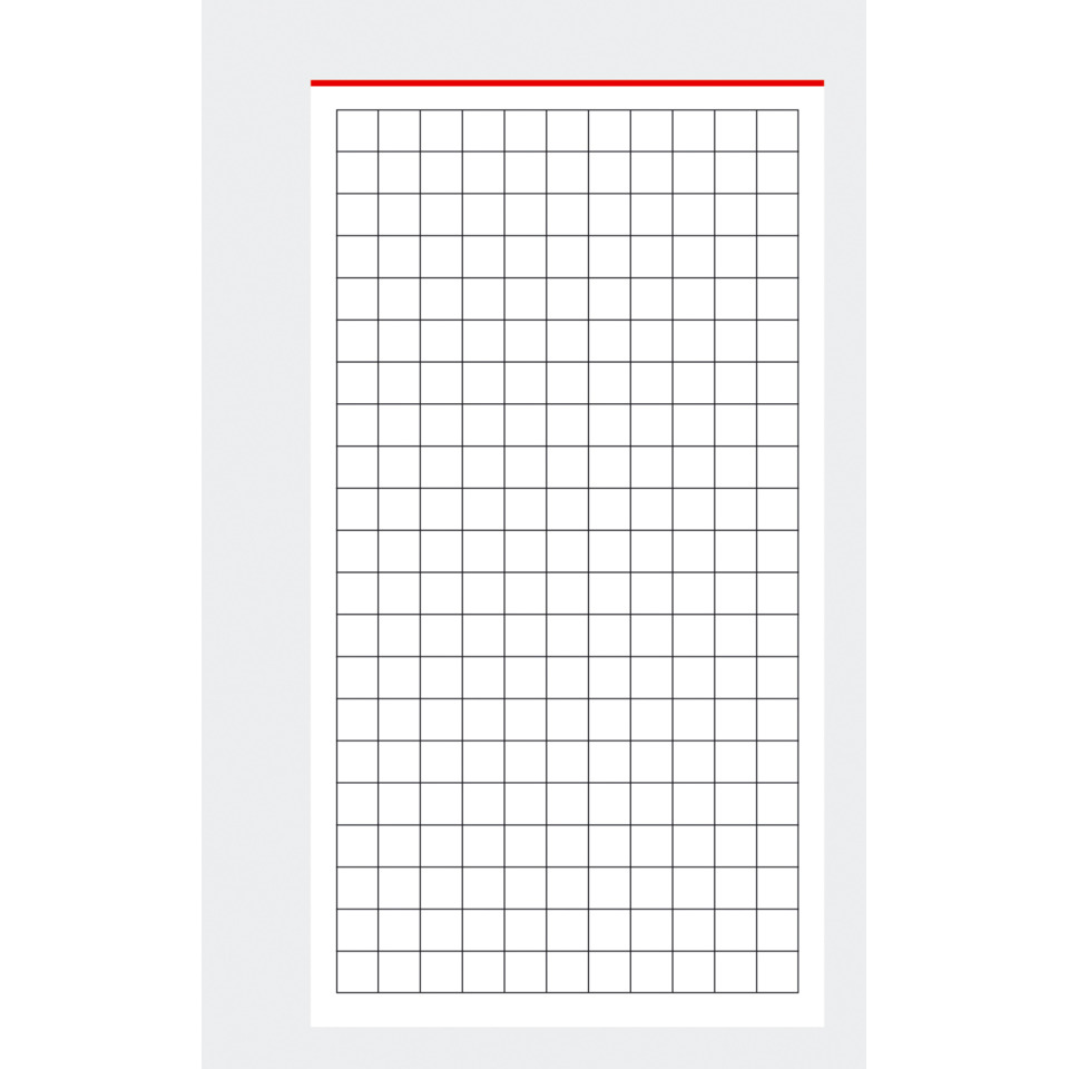 Grid, Mustergrid, Weiß, schwarze Linien, rechteckige Platte