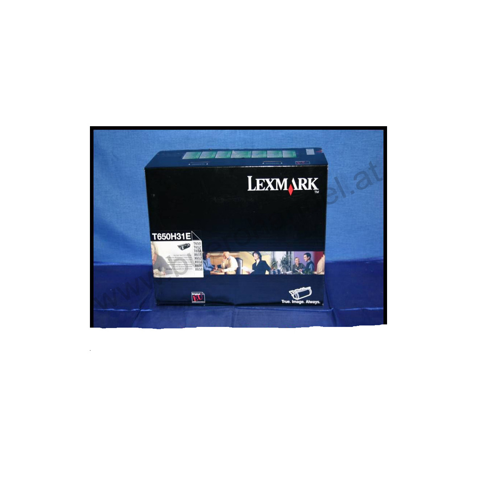 Druckerpatrone, Toner, Lasertoner, schwarze Verpackung, Lexmark T650H31E