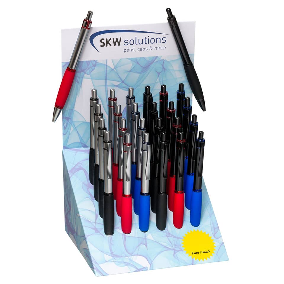 Stift, Kugelschreiber, Mehrfarbig, Auslage, Werbemittel