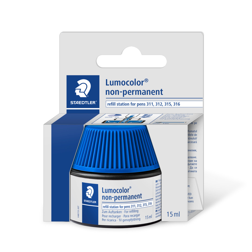 Tintenbehälter, Refill, Tintenflasche, Lumocolor, 15 ml