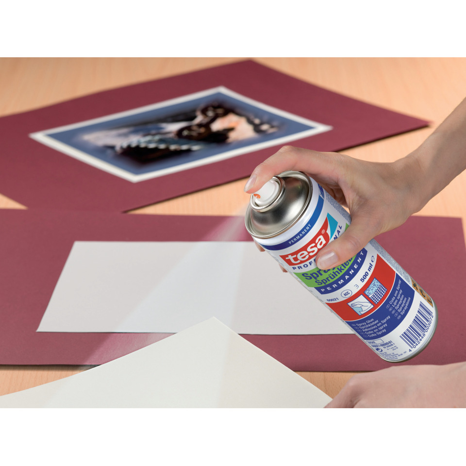 Spraydose, Kunstwerk-Aufbau, Foto-Papier, Spray, Klebestaubfrei