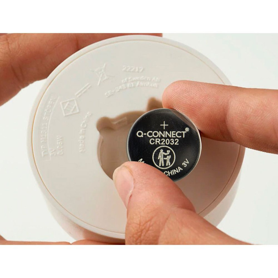 Knopfzelle, CR2032, Knopfzellenbatterie, Q-Connect, 3V