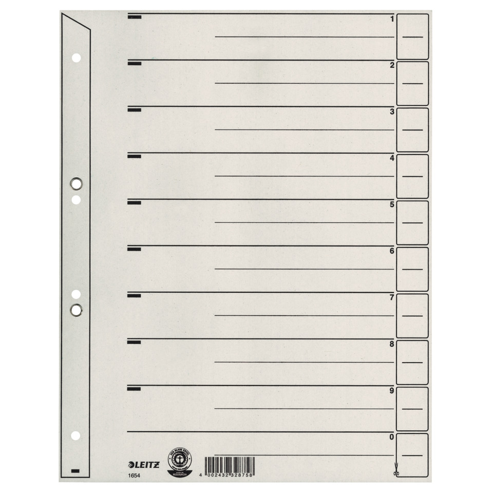 Ordner, A4, Leitz, Papierablage, 12-Loch