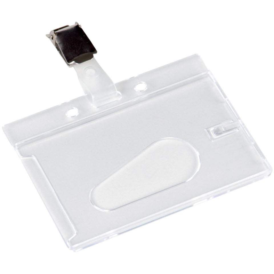 Kartenhalter, Transparent, Halterung, Klarsicht-Tag, Adapter