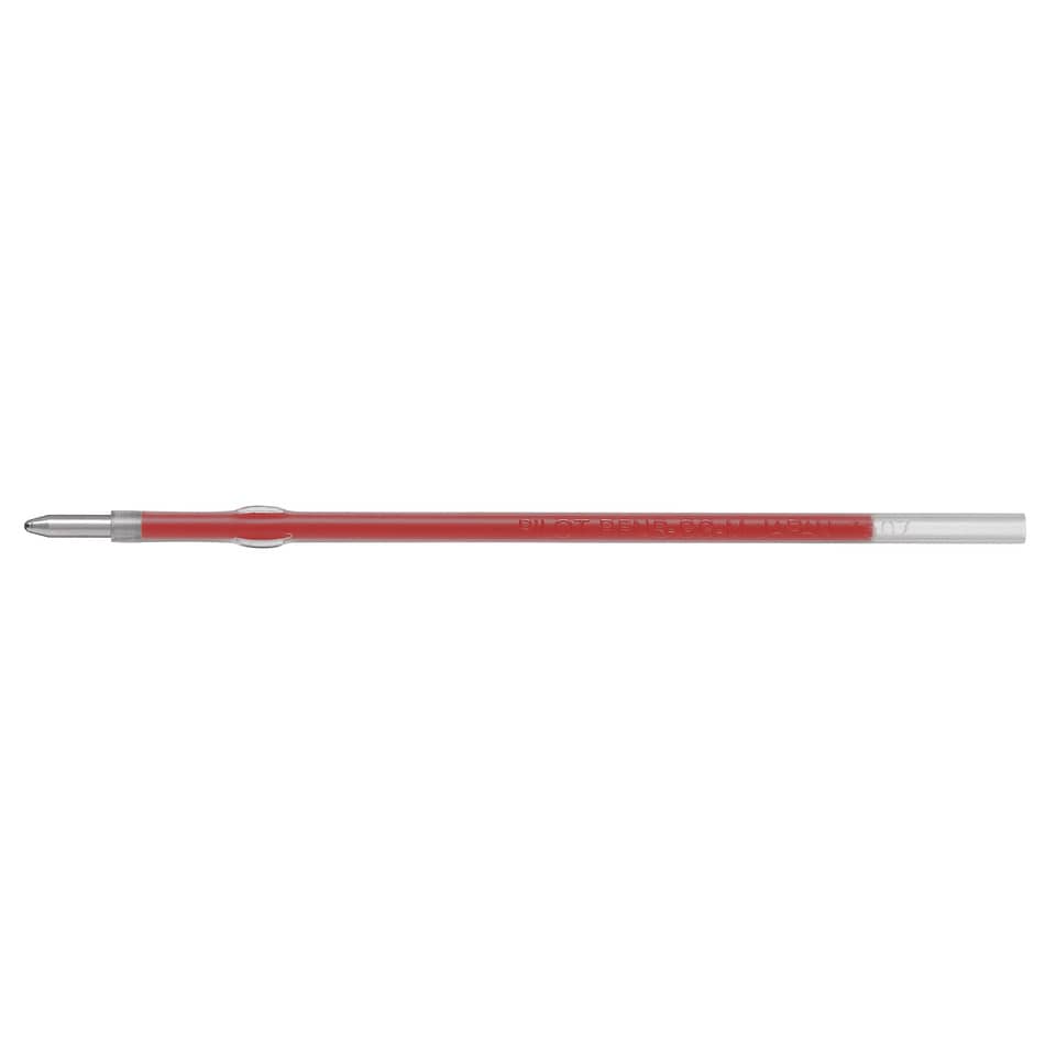 ballpoint pen, rot, Kunststoff, Silberspitze, ausziehbar?