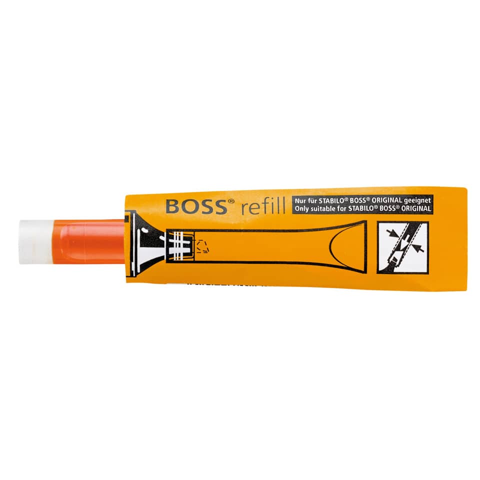 Refill, Röhrchen, Orange, Kleber, Adapter