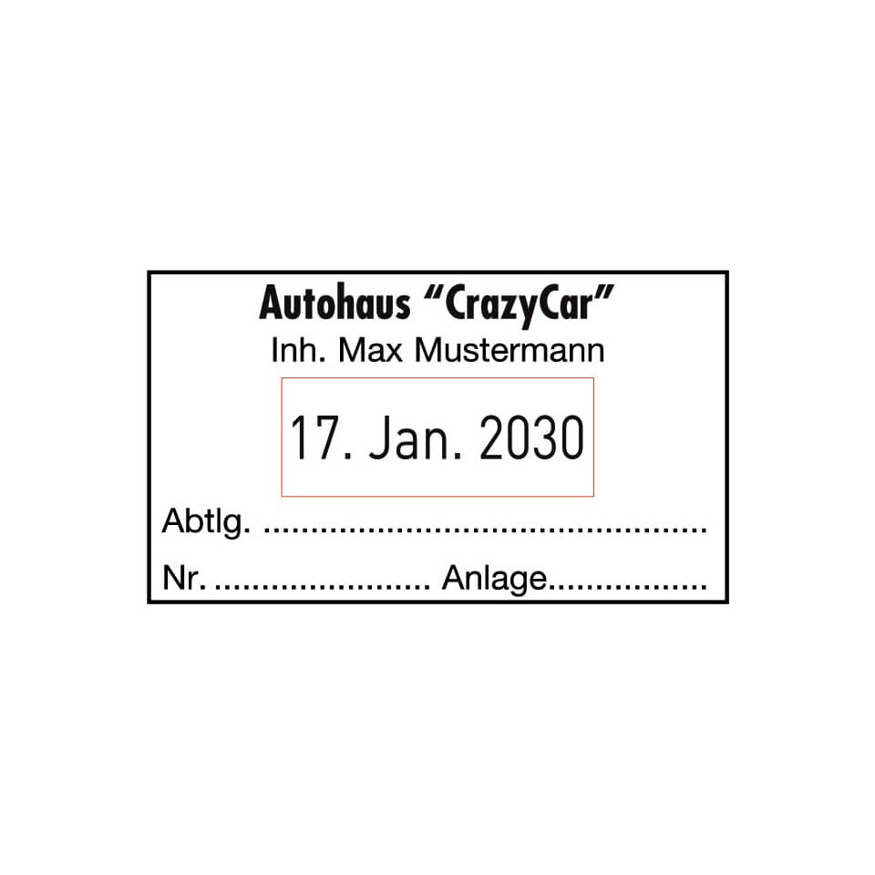 autohaus, crazycar, informationsschild, datumsfeld, innehaber