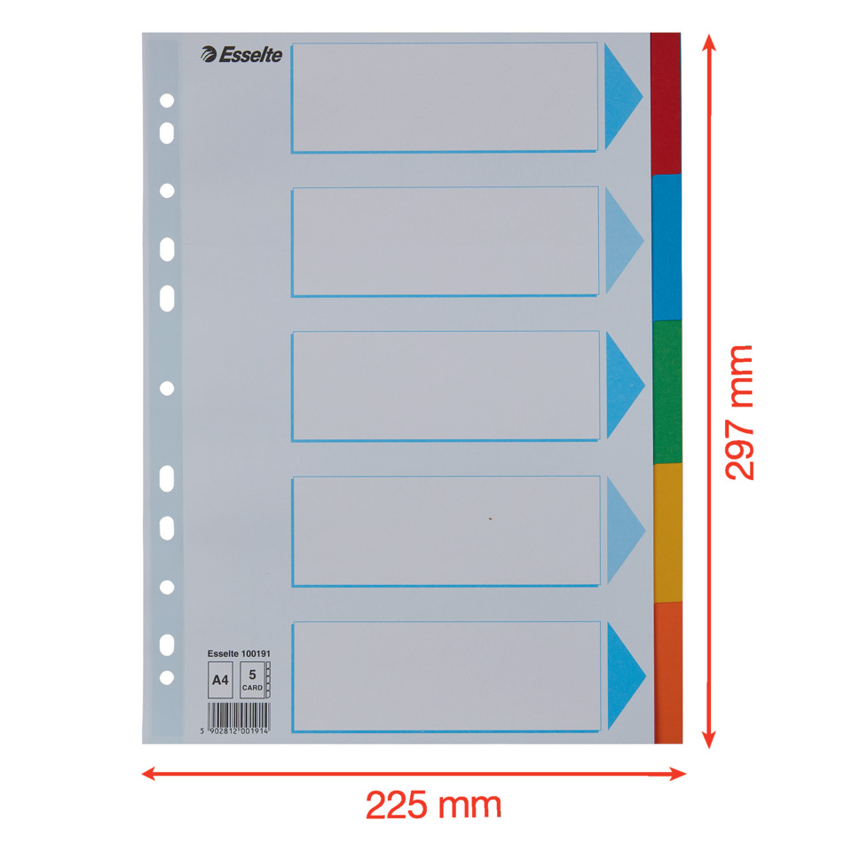 A4, Dateiordner, Binder, Bindering, Trennblätter