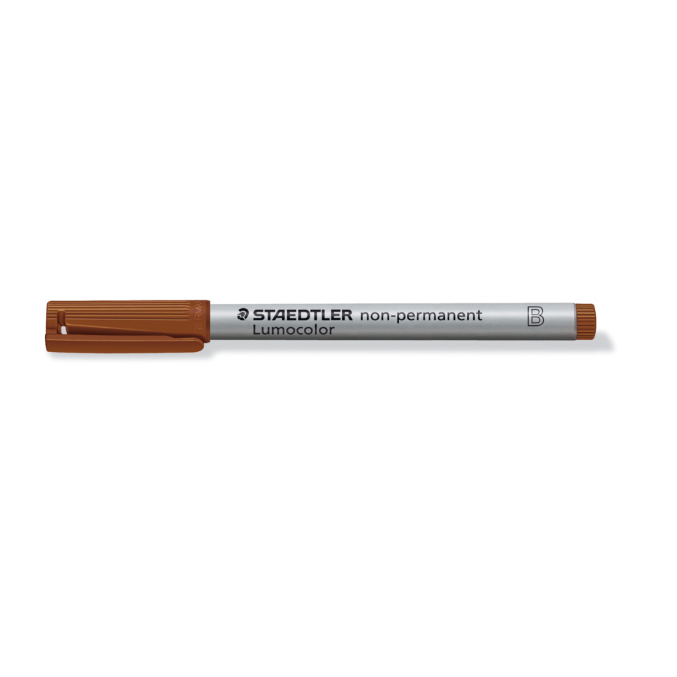 Lumocolor, Marker, Permanent marker, Brauner Deckel, Staedtler