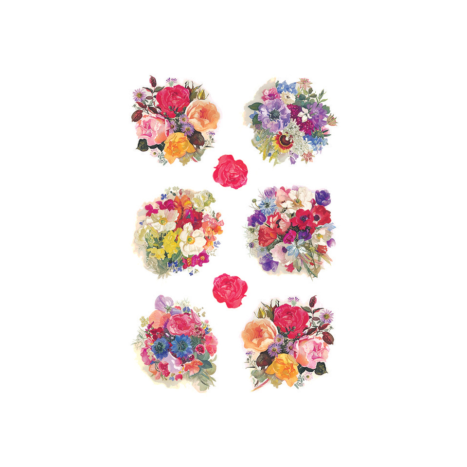 Blumenstrauß, Flora, Blütenbündel, Florale Muster, Kartenmotiv