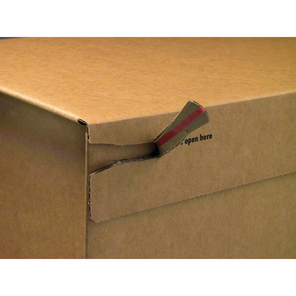 Kartonschachtel, Karton, Verpackung, Lasche, Open here