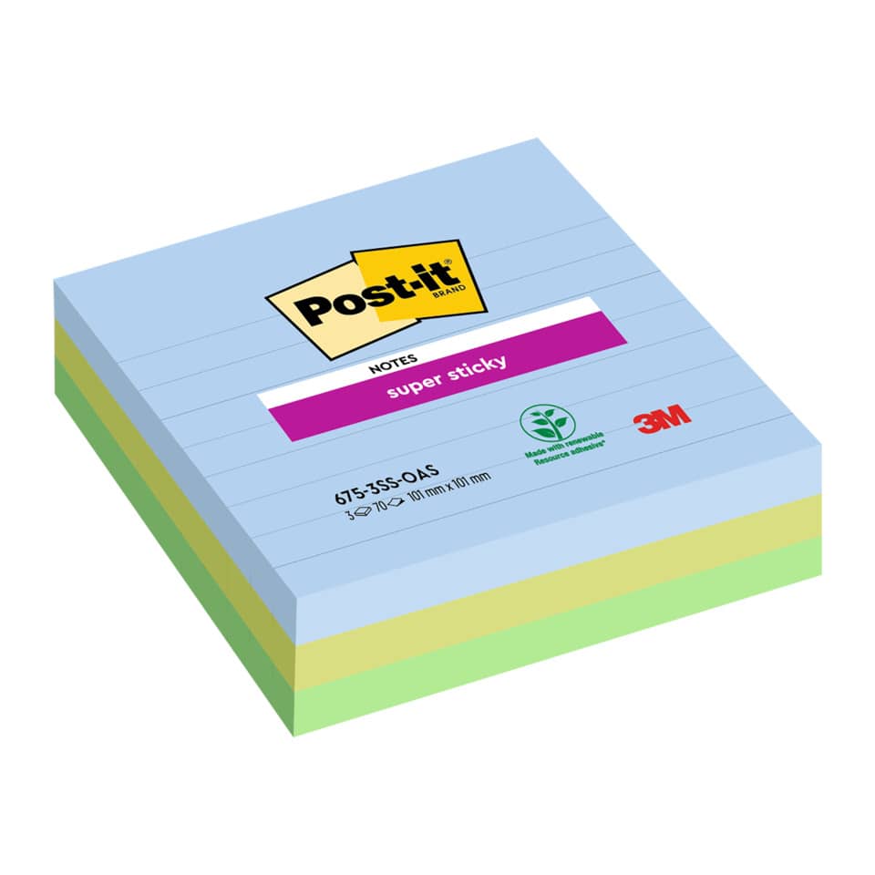 Post-it Notizen, Notizen, Klebezettel, 3M, super sticky