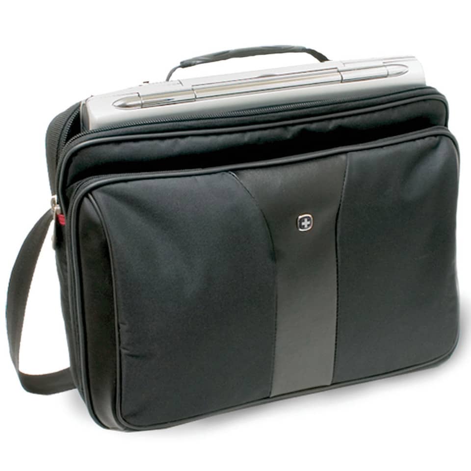 Reisetasche, Laptoptasche, Schultertasche, Schwarz, Schulterriemen