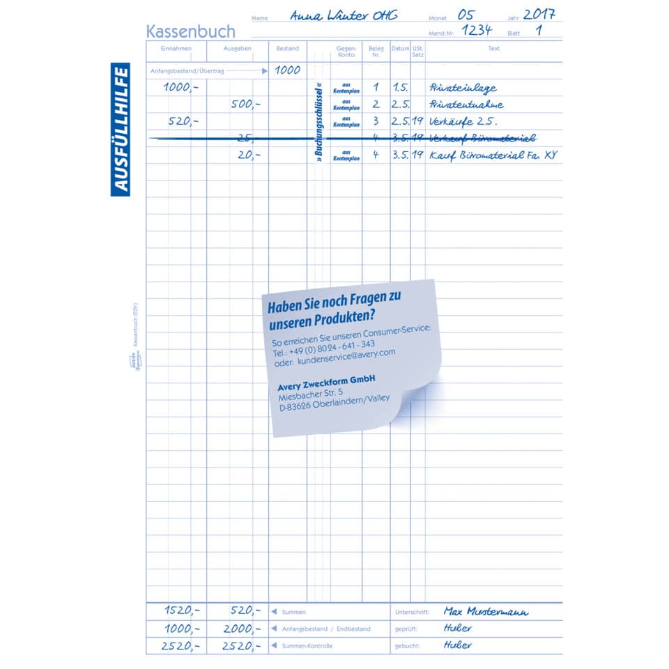 Rechnungsvorlage, Kassenbuch, Blatt, Seitenlayout, AUSFÜLLHILFE