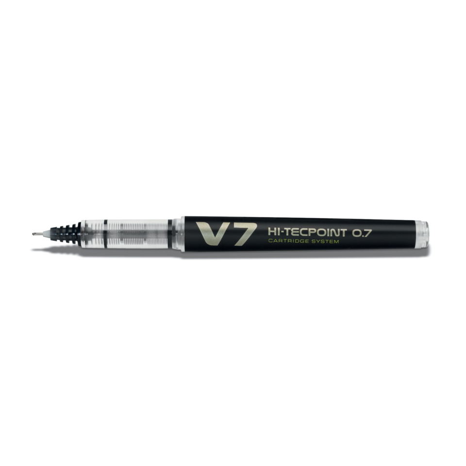 Korrekturspitze, Kugelschreiber, 0,7, Hi-Tecpoint, Kunststoffspitze, Tintenpatrone, Gel-Tintenpatrone, V7 Cartridge, 0.7 mm, Hi-TecPoint