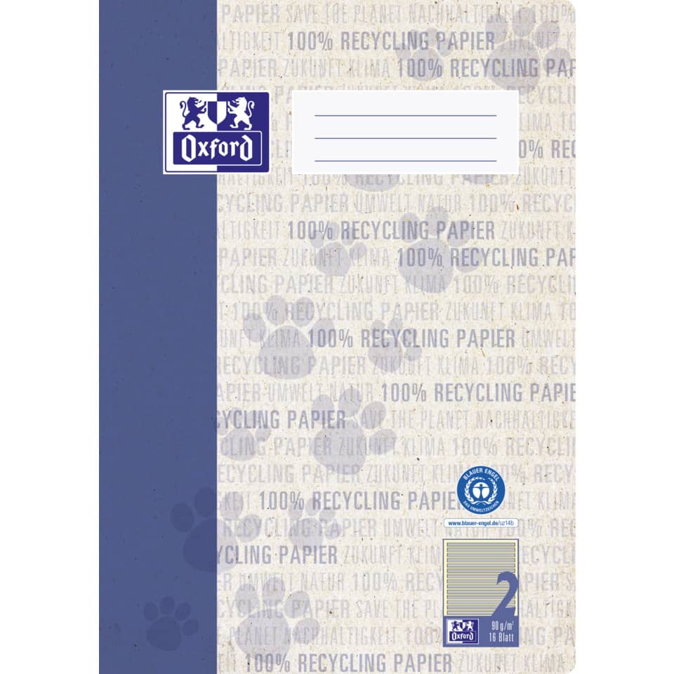 Notizblock, Papier, Recycling, Universität, blauesCover