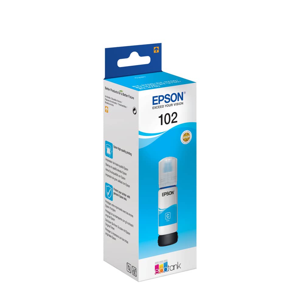Tintenpatrone, Tintenbehälter, Druckerpatrone, C/M-Tinte, Epson 102