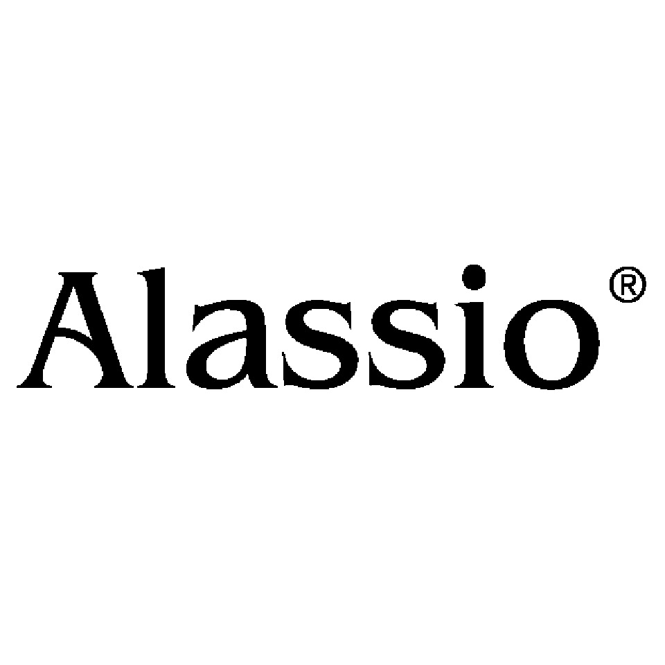 Logo, Alassio, Brand-Logo, Typografie, Schriftzug
