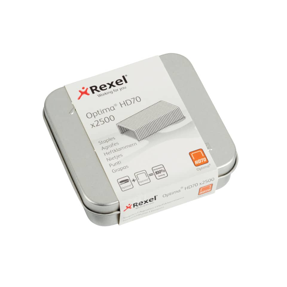 staples, adhesive, box, metal tin, printer ink?