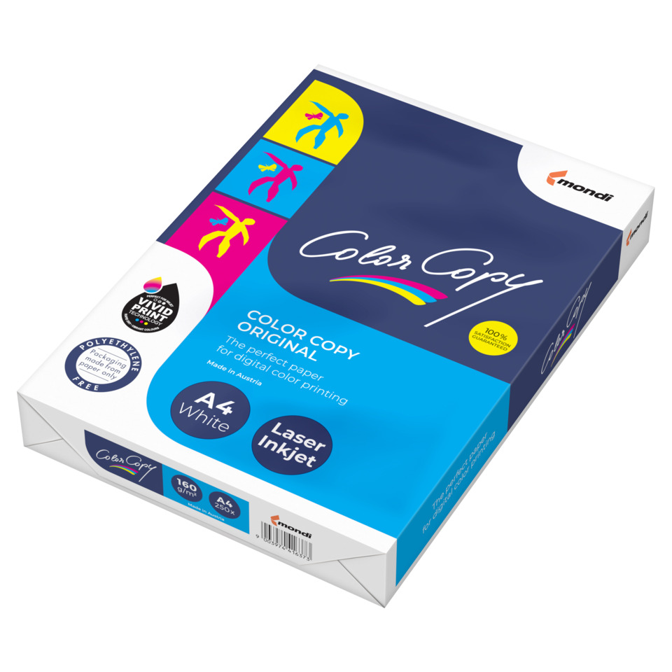 Color Copy, Tintenpapier, A4, Laser Inkjet, Weißes Paket