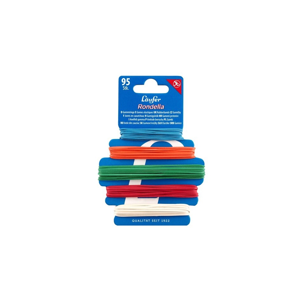 Gummiband, Rundgummi, Spulenband, Farbenmix, Kordelset