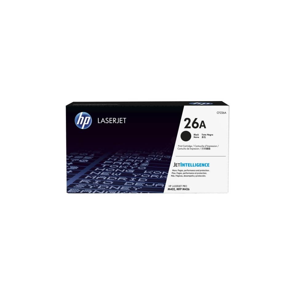 LasertJet Patrone, Druckerpatrone, Schwarzweiß, HP LaserJet, 26A