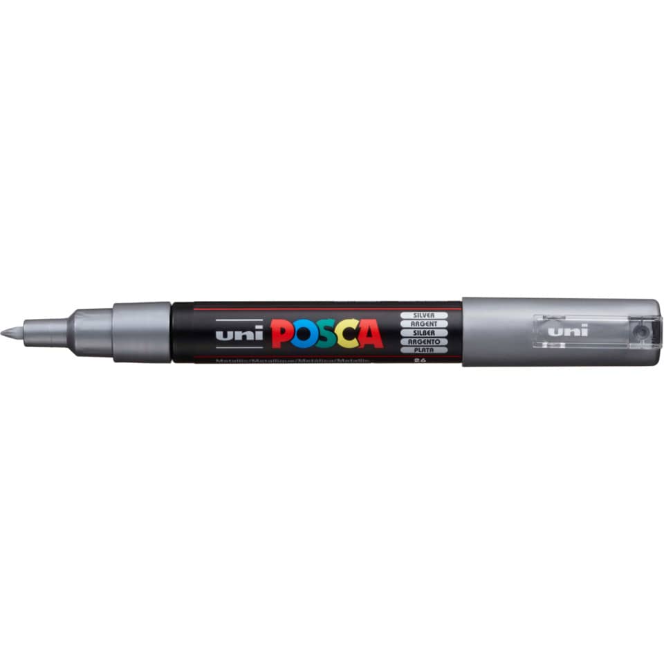 Marker, Permanentmarker, Feiner Spitz, Schwarz, Posca