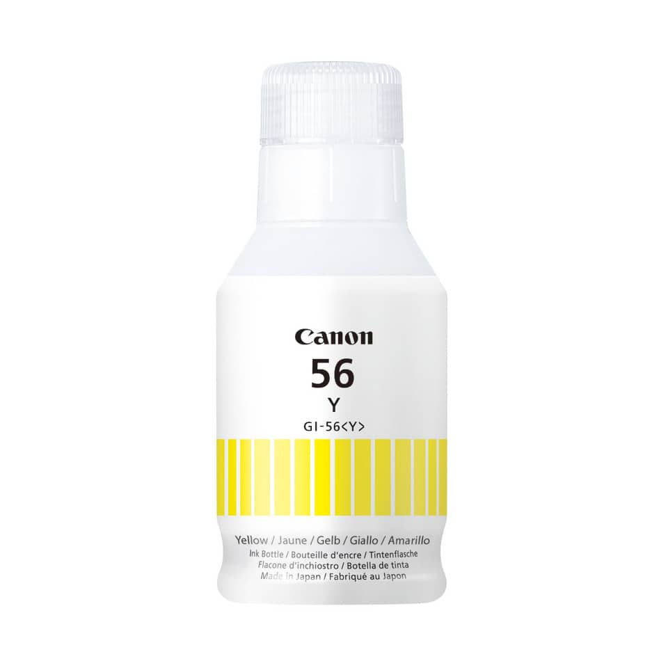 gelb, Tintenflasche, Canon 56, Tintenbehälter, Gi-56Y