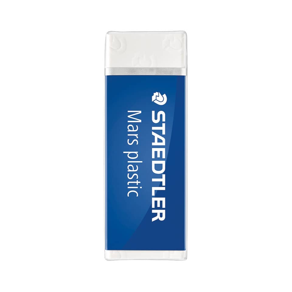 plastik, radiergummi, blau, rechteckig, bleistiftgummi
