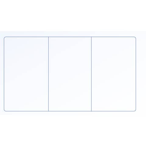 Whiteboardtafel Wall-up, 200x59,5cm, weiß LEGAMASTER 7-106128