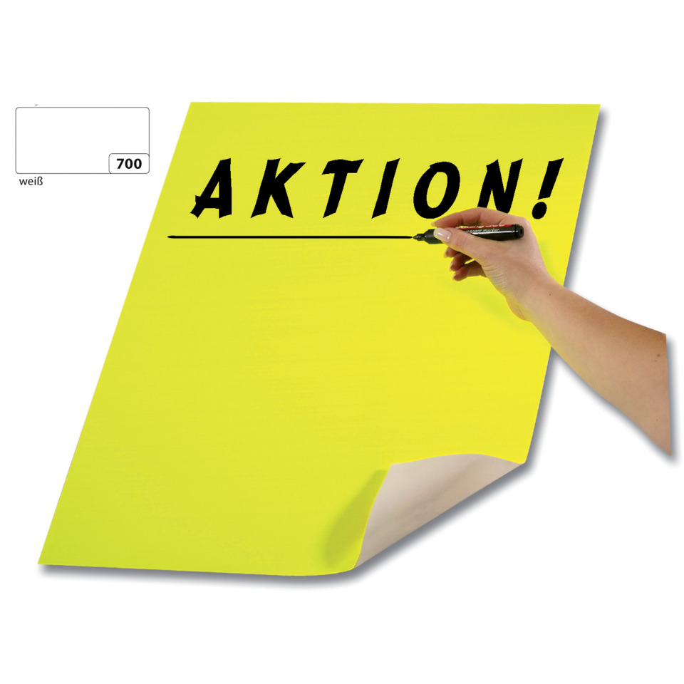 Poster, Notizposter, Achtung, Neon Gelb, Handschrift