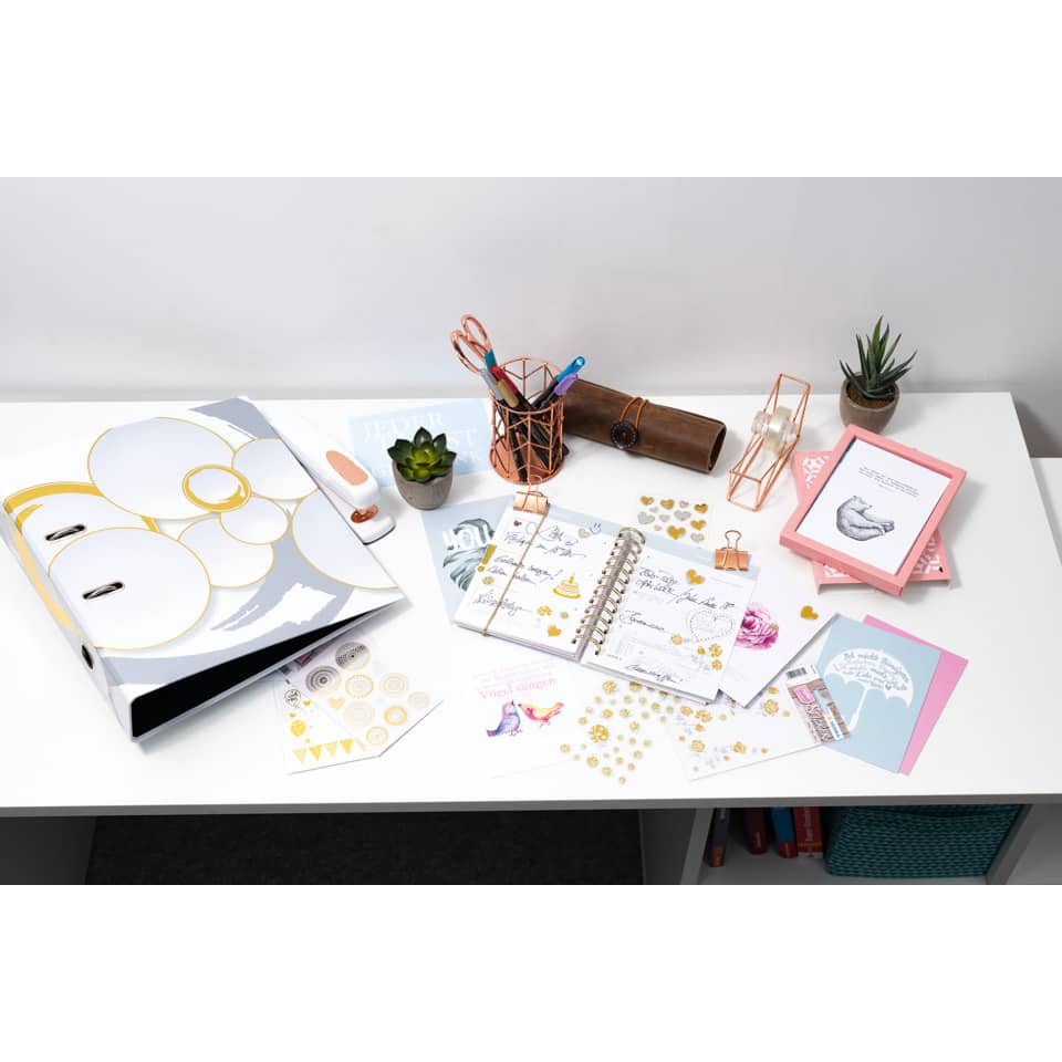 Planer, Schreibtisch-Set, Notizbuch, Aufkleber, Schreibtisch-Deko