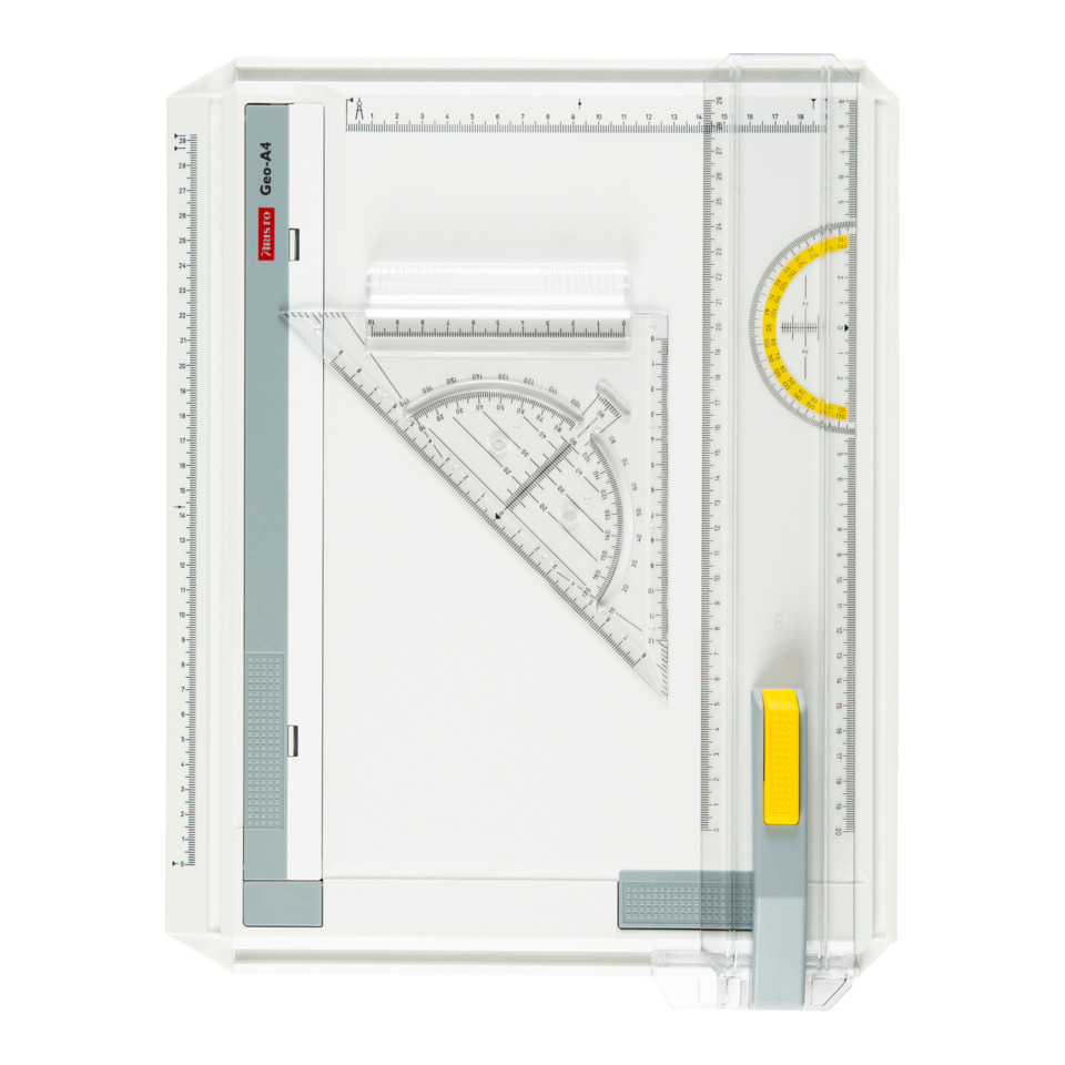 Geodreieck, Lineal, Schneideinheit, Drahtmaß, Geometerie-Set