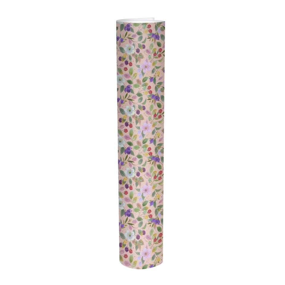 wrap, Geschenkpapier, blumiges Muster, rosafarbene Töne, Rosenmuster