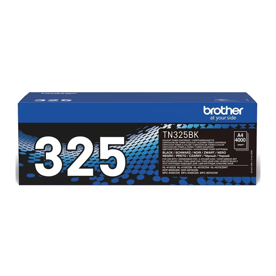 Lasertoner TN-325BK, 4.000 Seiten, schwarz BROTHER TN325BK